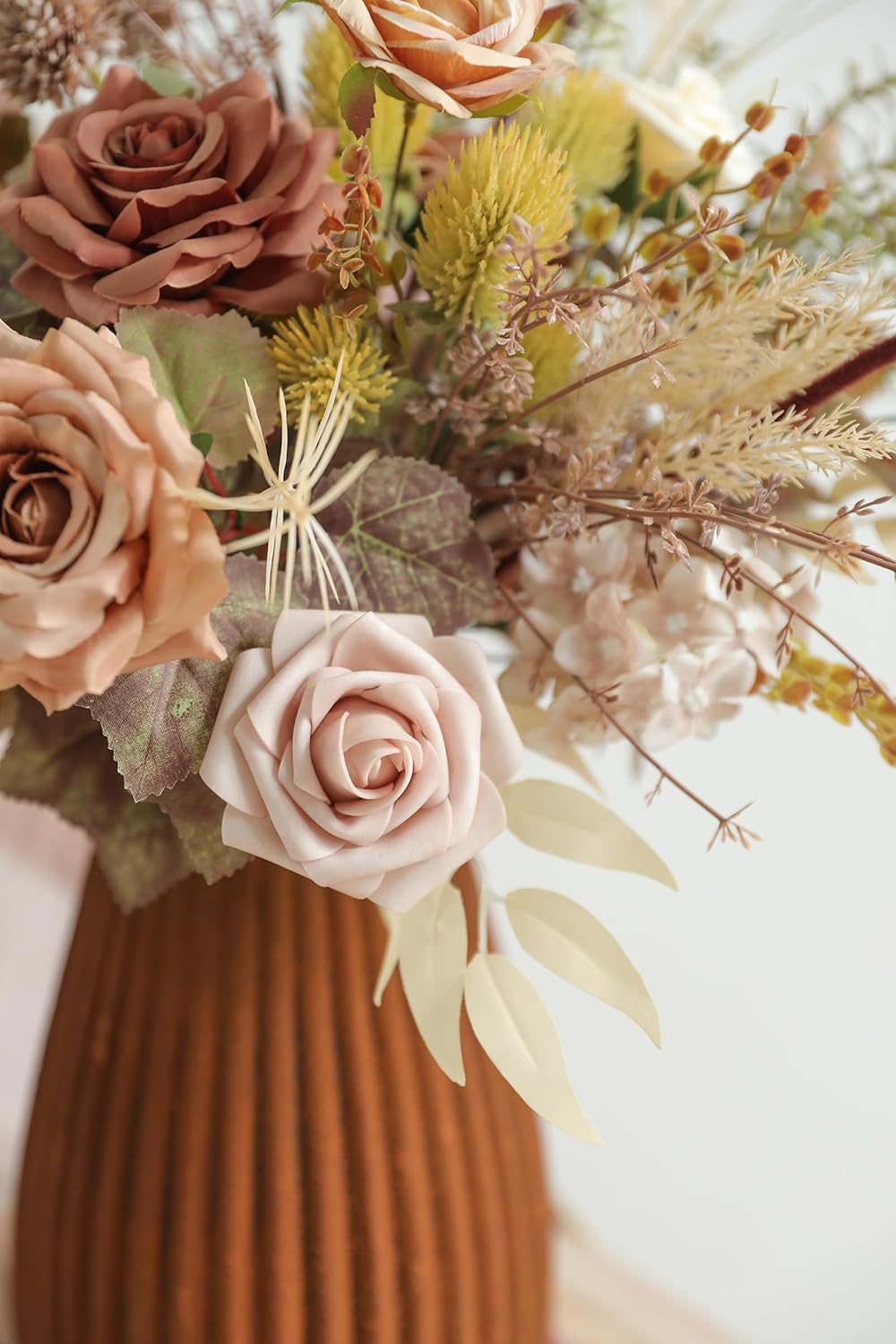 ARTIFICIAL GREENING STEM BOX SET-BROWN & BEIGE