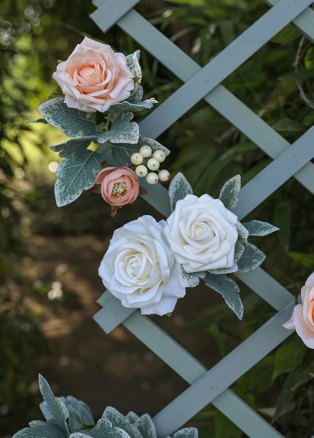 DIY DESIGNER FLOWER COMBO BOXES IN CHAMPAGNE