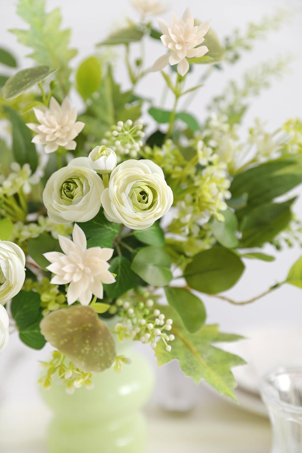 ARTIFICIAL GREENING STEM BOX SET-LIGHT GREEN