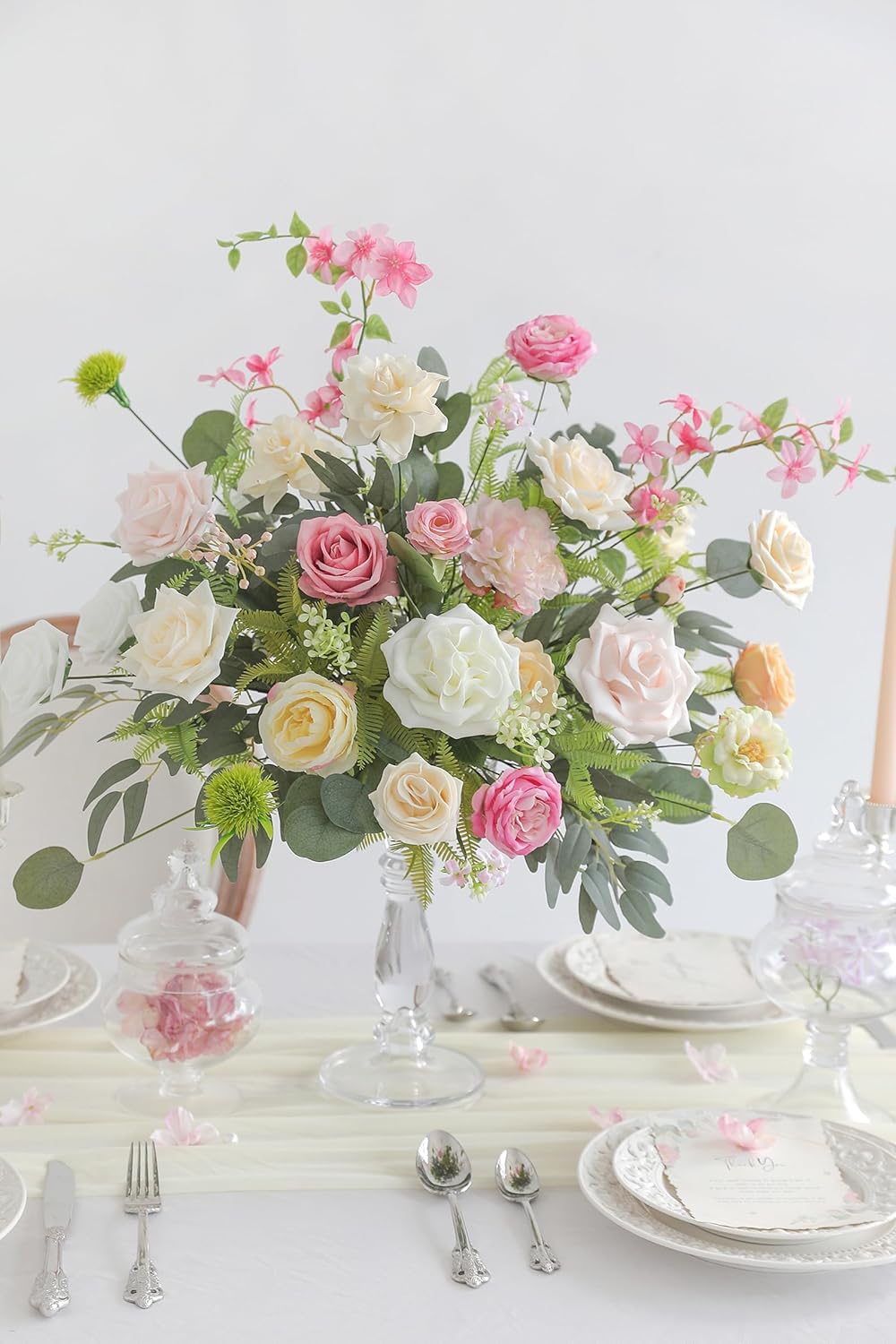 DIY DESIGNER FLOWER COMBO BOXES IN MILKY WHITE & PINK