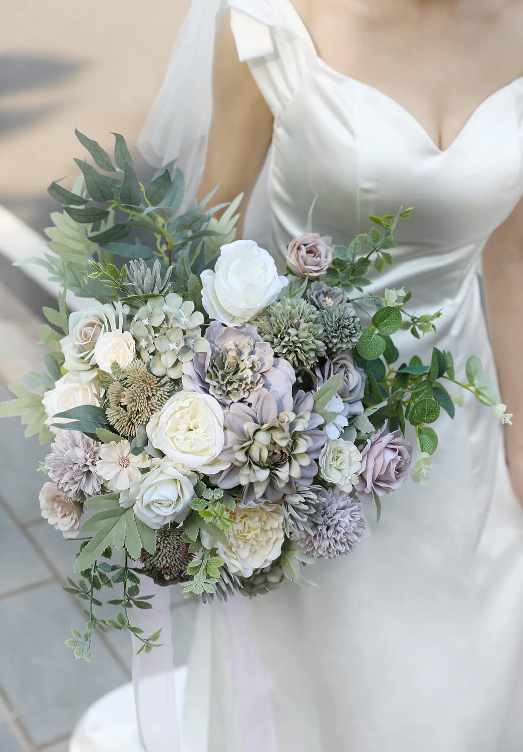 DIY DESIGNER FLOWER COMBO BOXES IN PURPLE GREEN