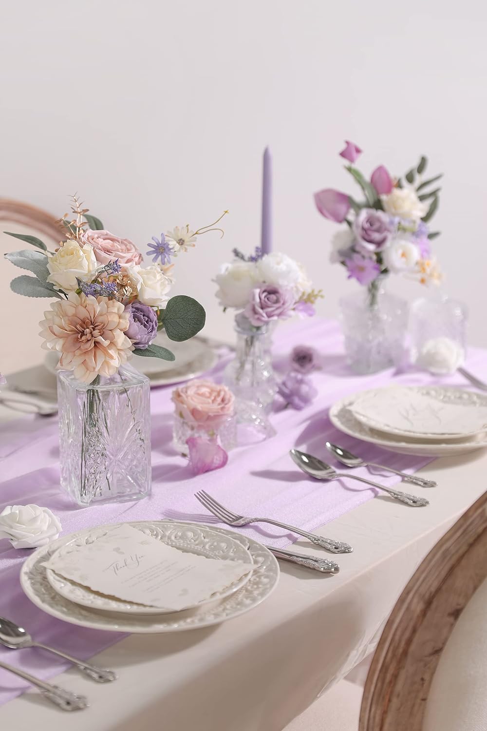 DIY DESIGNER FLOWER COMBO BOXES IN WHITE PURPLE