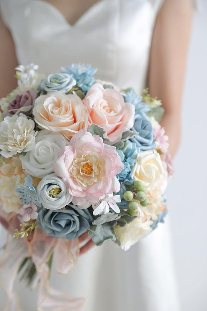 DIY DESIGNER FLOWER COMBO BOXES IN BLUE & PINK