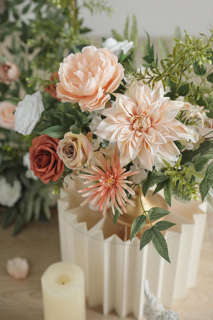 DIY DESIGNER FLOWER COMBO BOXES IN CHAMPAGNE WHITE 1