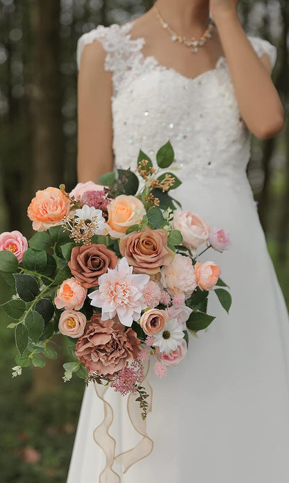DIY DESIGNER FLOWER COMBO BOXES IN CHAMPAGNE PINK