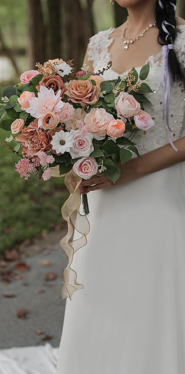 DIY DESIGNER FLOWER COMBO BOXES IN CHAMPAGNE PINK