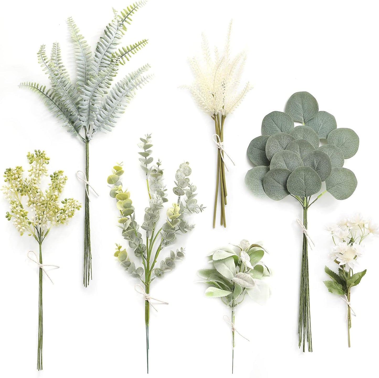 ARTIFICIAL GREENING STEM BOX SET-DUSTY GREEN