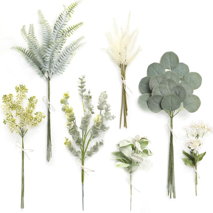 ARTIFICIAL GREENING STEM BOX SET-DUSTY GREEN