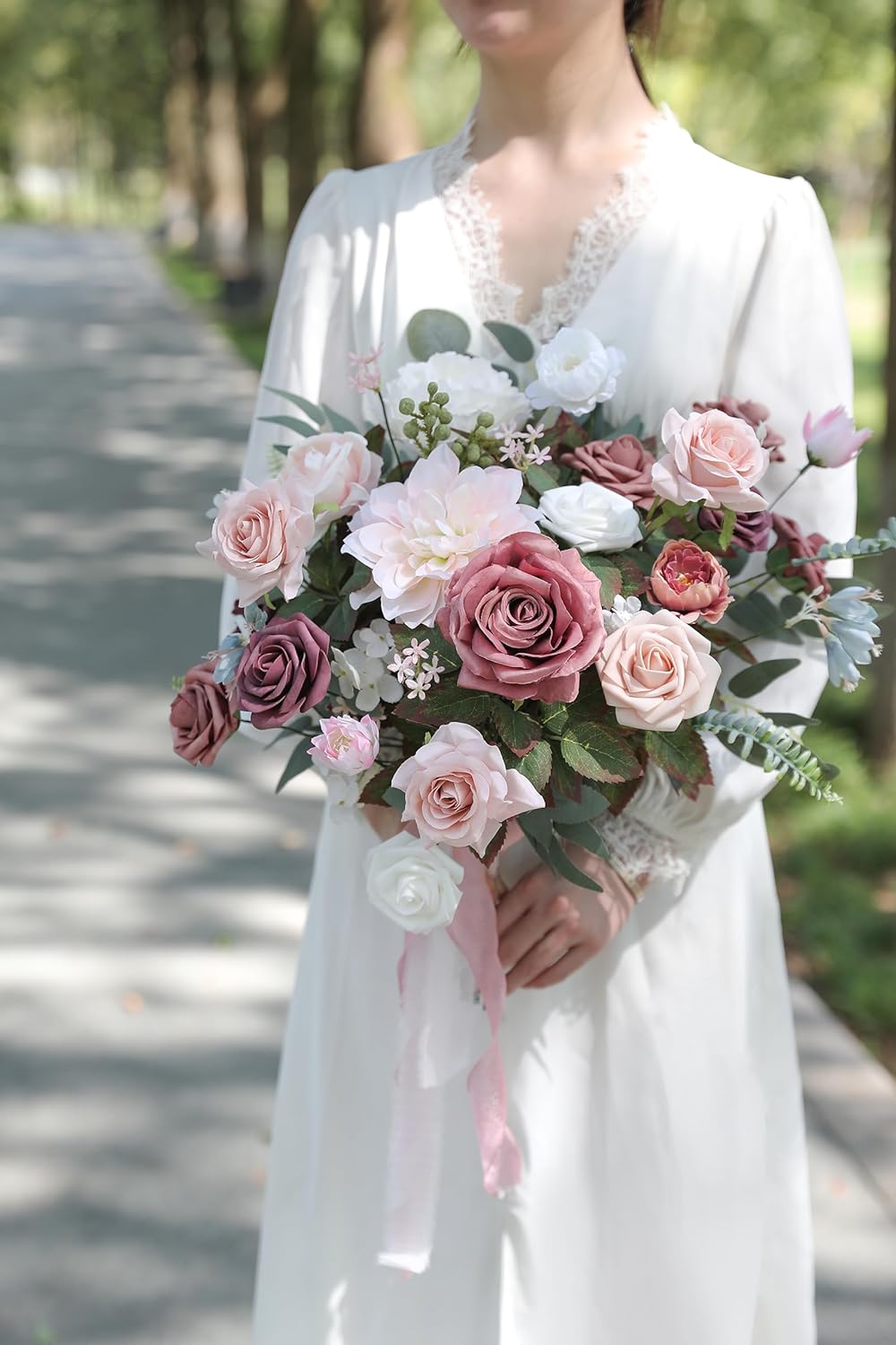 DIY DESIGNER FLOWER COMBO BOXES IN Dusty Rose