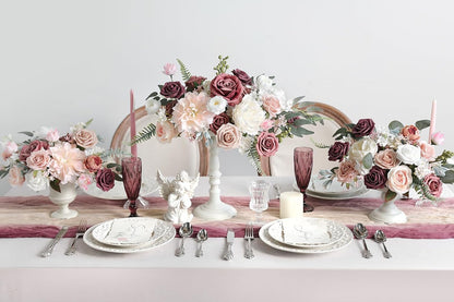 DIY DESIGNER FLOWER COMBO BOXES IN Dusty Rose