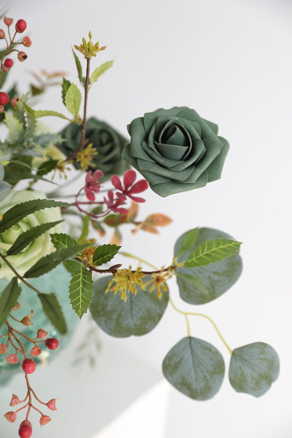 ARTIFICIAL GREENING STEM BOX SET-FOREST GREEN