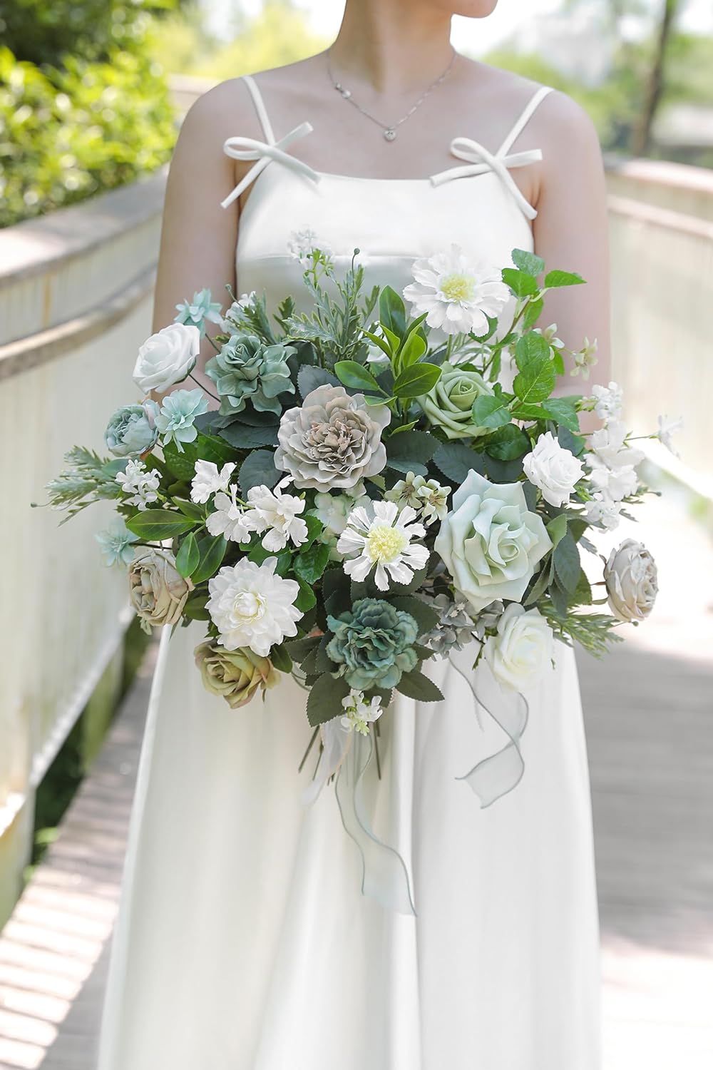 DIY DESIGNER FLOWER COMBO BOXES IN LIGHT GREEN