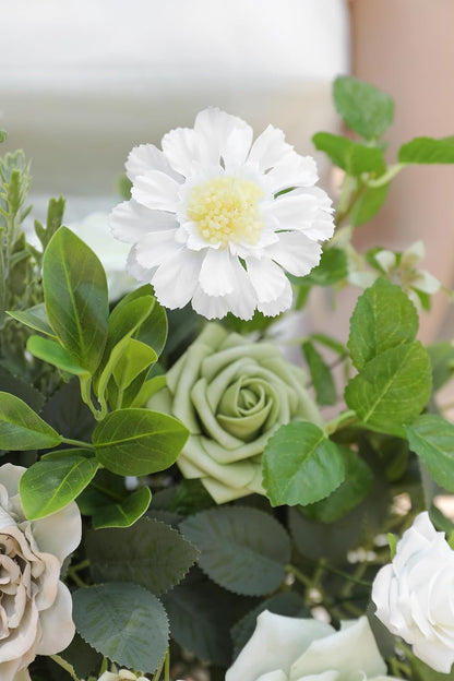 DIY DESIGNER FLOWER COMBO BOXES IN LIGHT GREEN