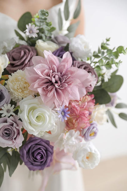 DIY DESIGNER FLOWER COMBO BOXES IN LIGHT PURPLE