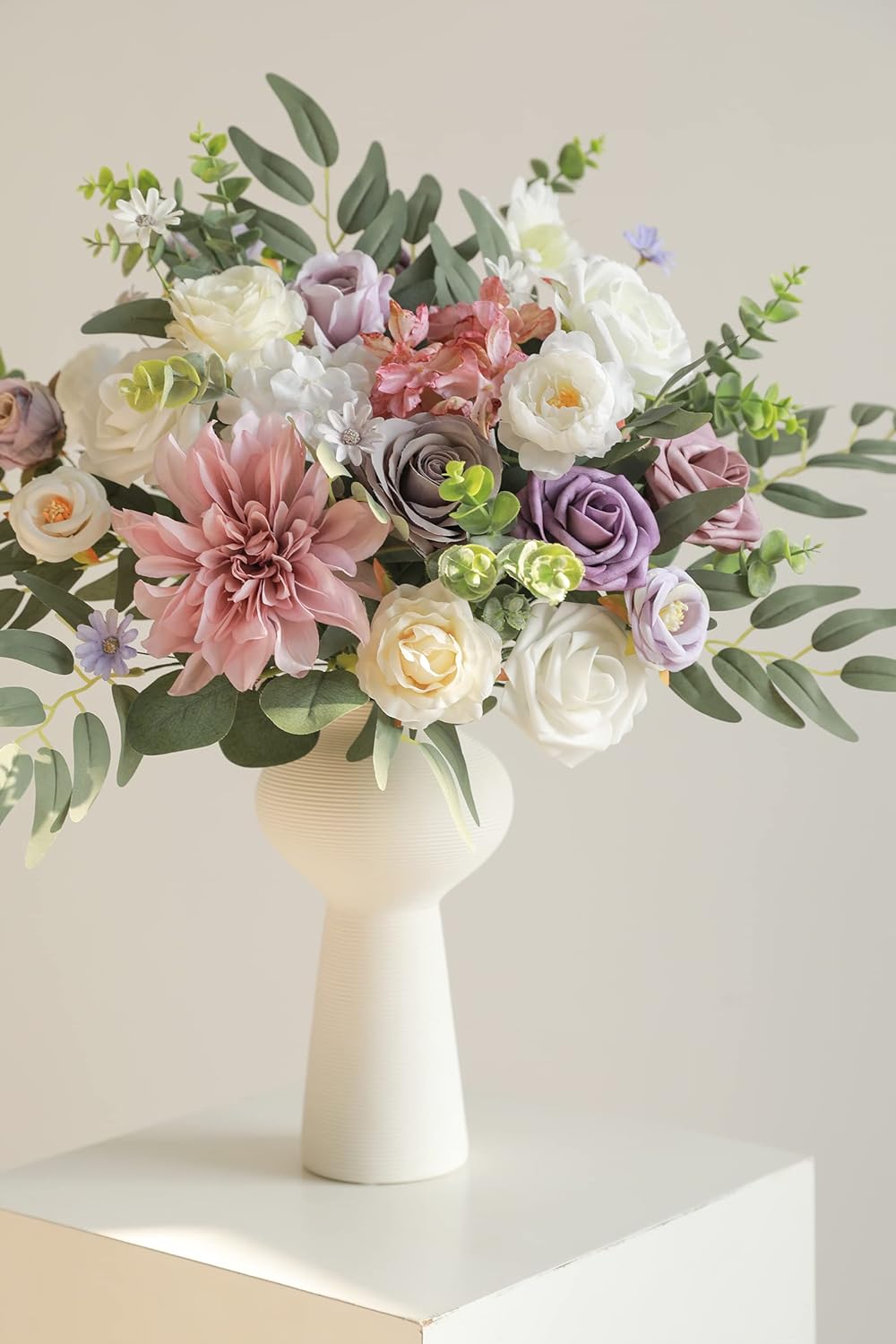 DIY DESIGNER FLOWER COMBO BOXES IN LIGHT PURPLE