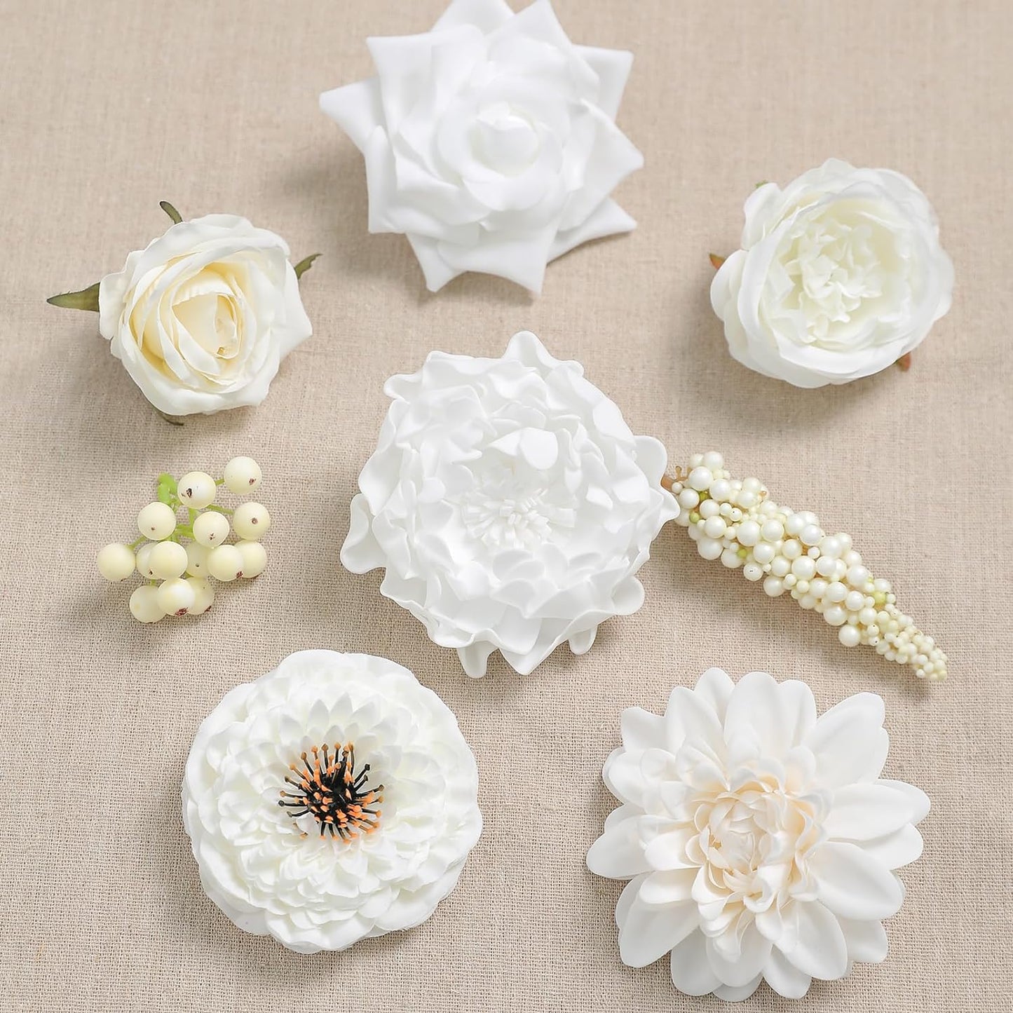 DIY DESIGNER FLOWER COMBO BOXES IN MILK WHITE