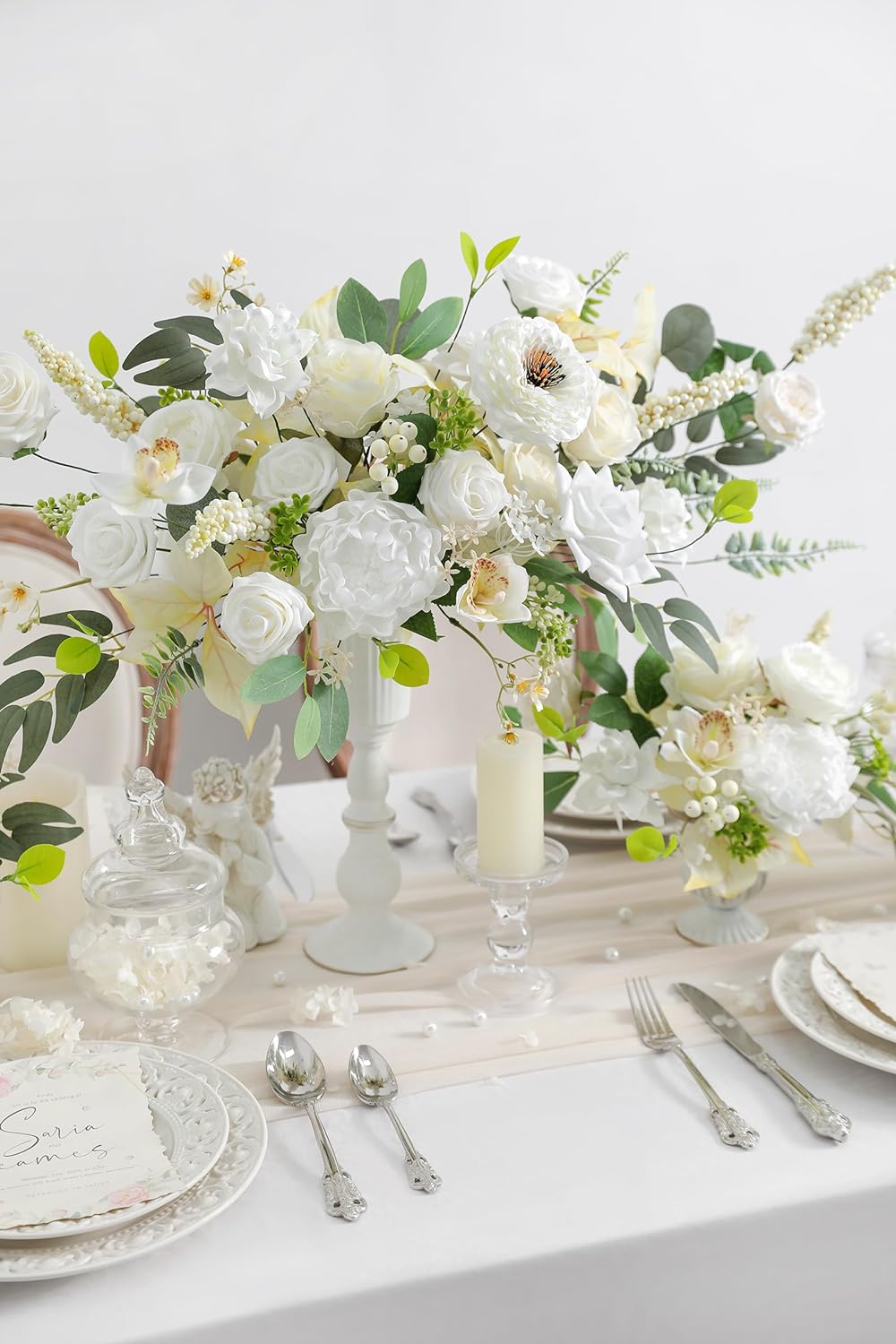 DIY DESIGNER FLOWER COMBO BOXES IN MILK WHITE