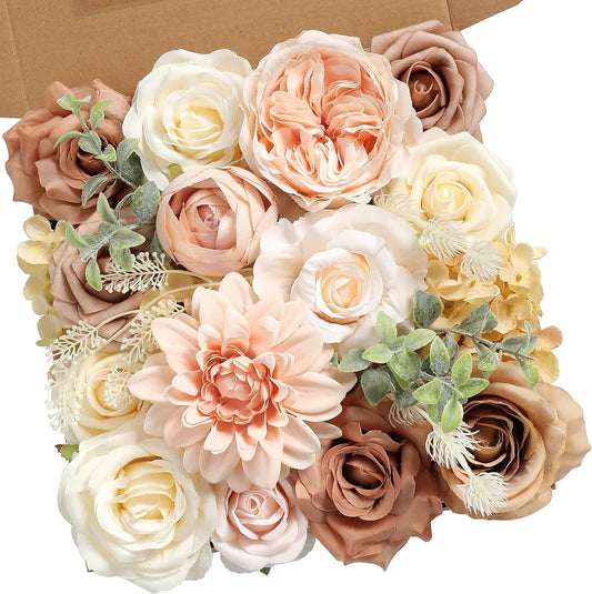DIY DESIGNER FLOWER COMBO BOXES IN NUDE COLOR