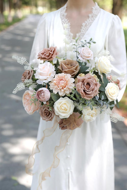 DIY DESIGNER FLOWER COMBO BOXES IN NUDE COLOR