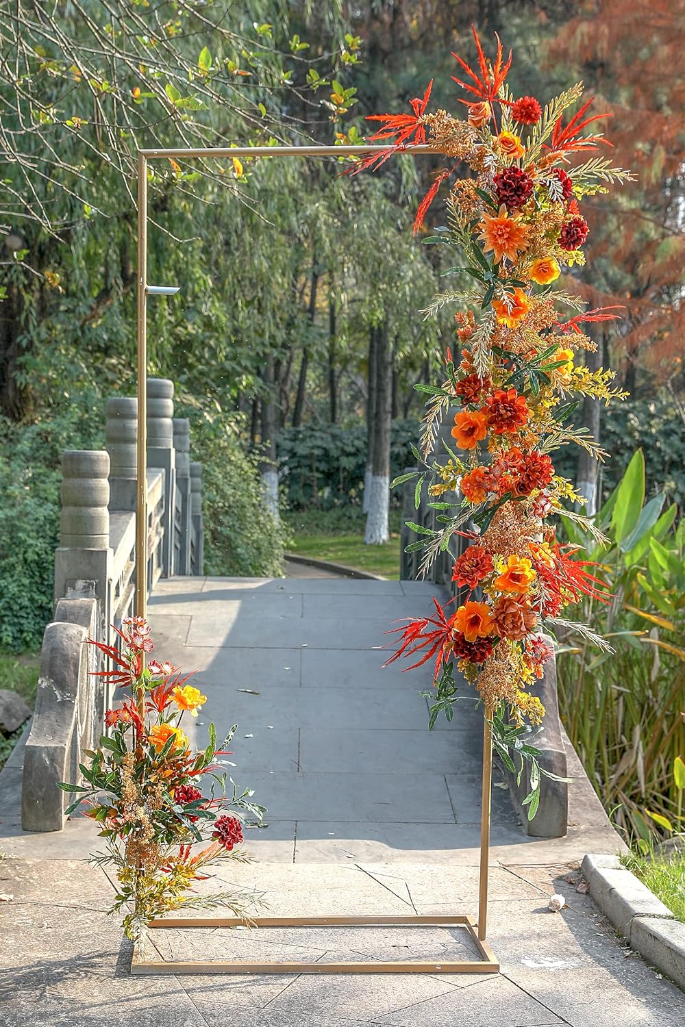 DIY DESIGNER FLOWER COMBO BOXES IN ORANGE