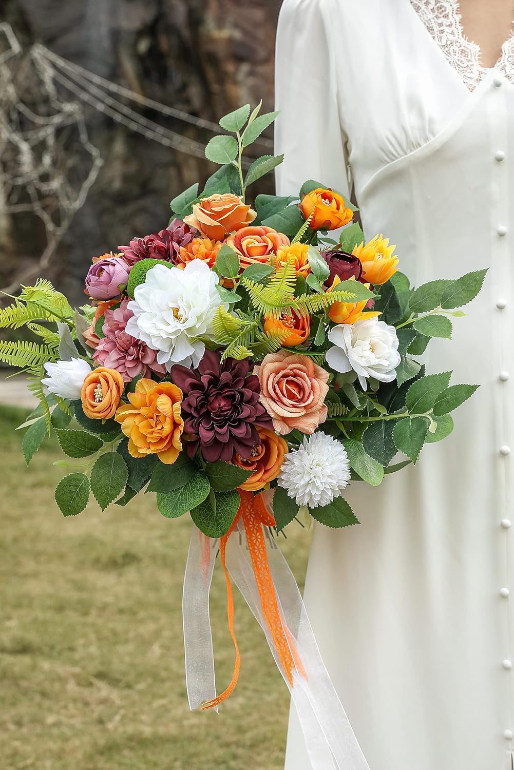 DIY DESIGNER FLOWER COMBO BOXES IN ORANGE RED