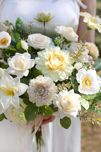 DIY DESIGNER FLOWER COMBO BOXES IN PALE YELLOW