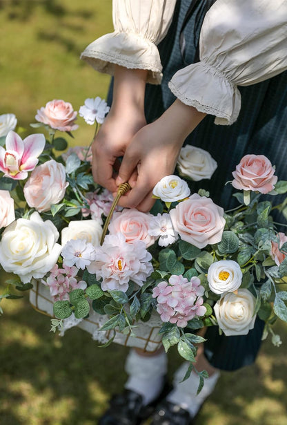 DIY DESIGNER FLOWER COMBO BOXES IN PINK