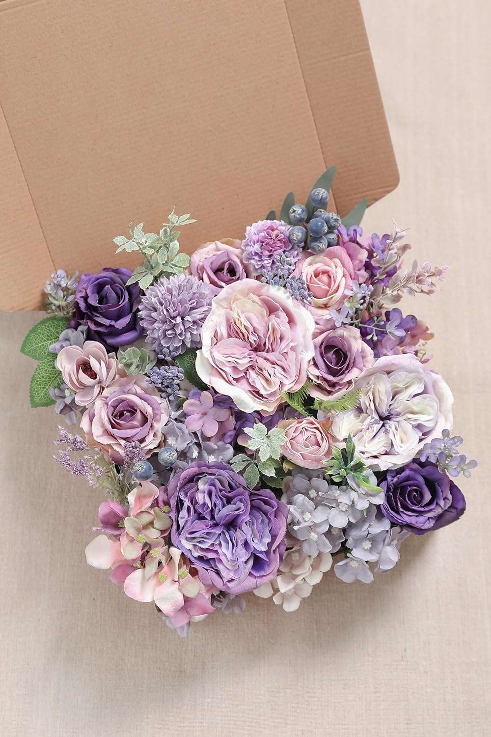 DIY DESIGNER FLOWER COMBO BOXES IN SERIES PURPLE