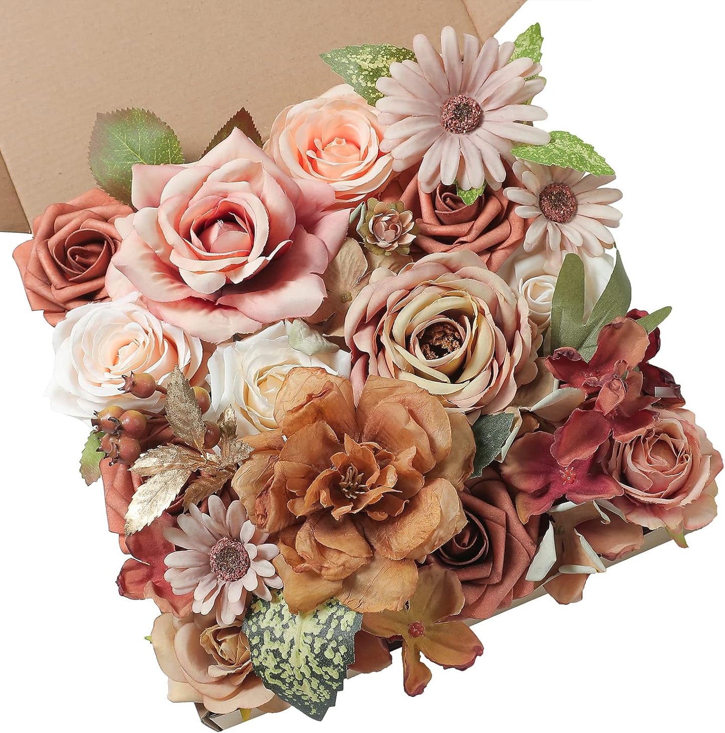 DIY DESIGNER FLOWER COMBO BOXES IN TERRACOTTA