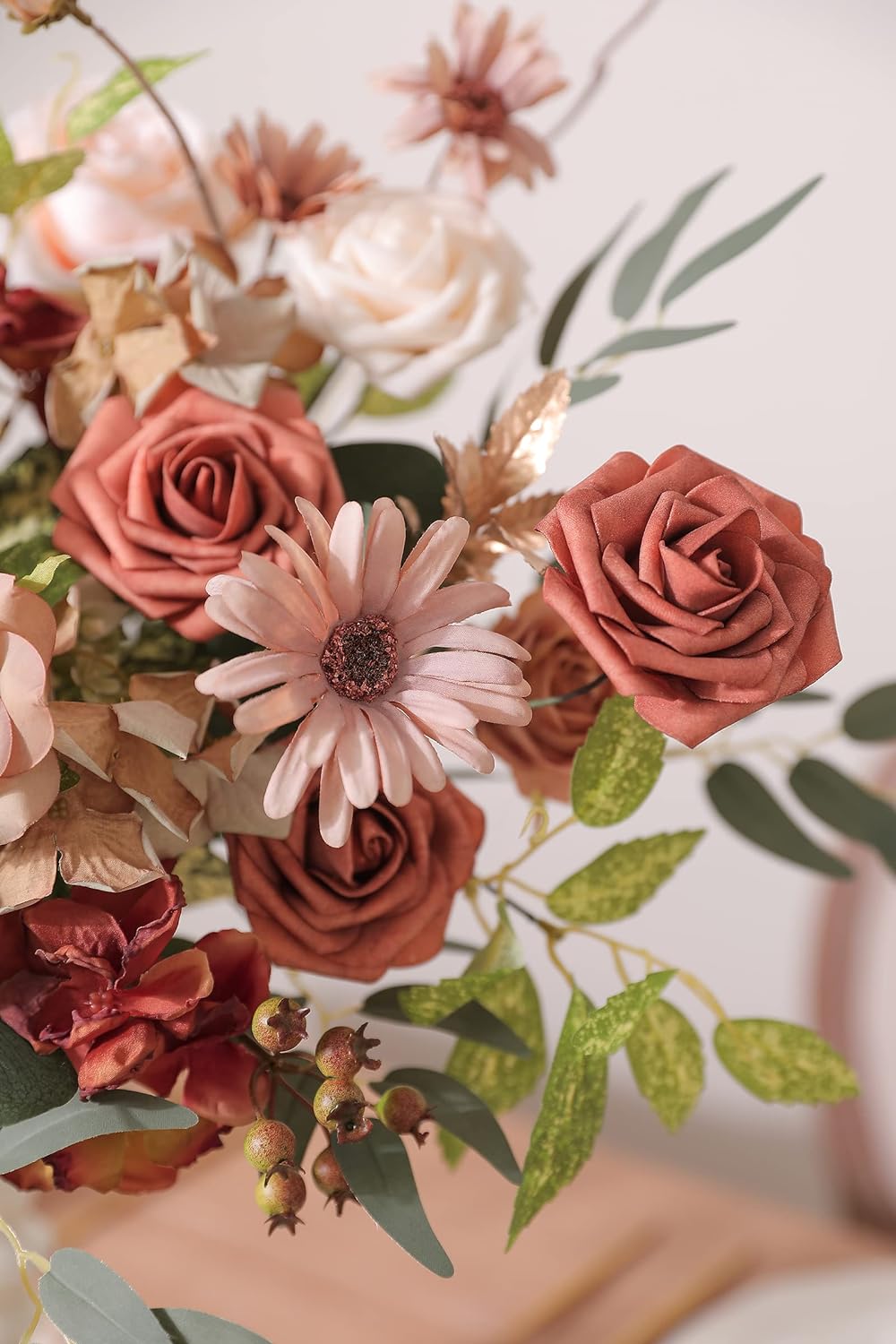 DIY DESIGNER FLOWER COMBO BOXES IN TERRACOTTA