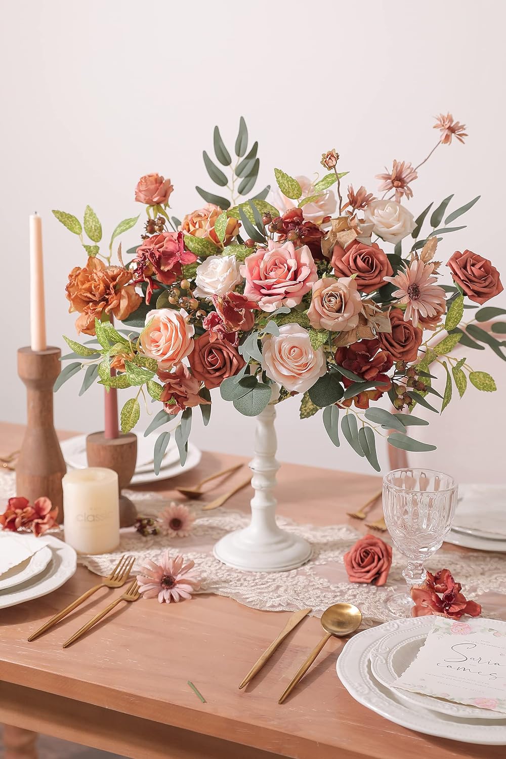 DIY DESIGNER FLOWER COMBO BOXES IN TERRACOTTA