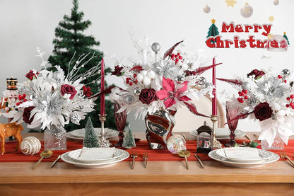 ARTIFICIAL GREENING STEM BOX SET-WHITE