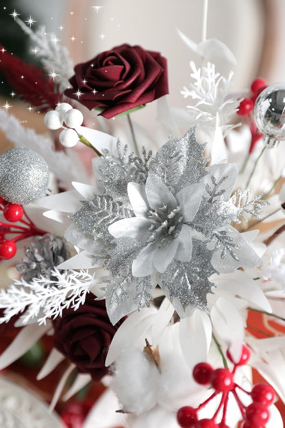 ARTIFICIAL GREENING STEM BOX SET-WHITE