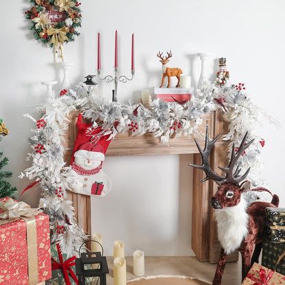 ARTIFICIAL GREENING STEM BOX SET-WHITE