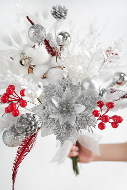 ARTIFICIAL GREENING STEM BOX SET-WHITE